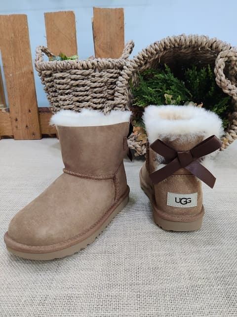 Ugg Mini Bailey Bow II Chesnut niñas - Imagen 8