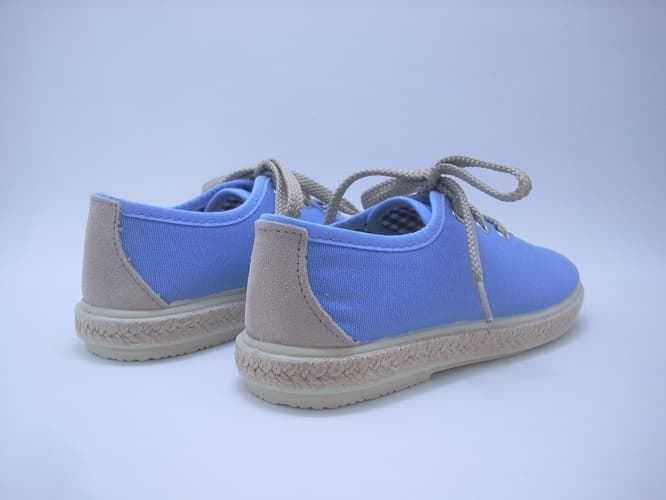 Vulpeques Zapatillas Yute niño Lona Jeans - Imagen 3