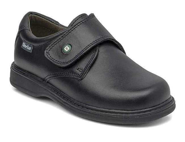 Zapatos Escolares Cuero Negro Colegial 34 Al 40 Niños