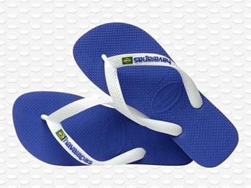Havaianas Brasil Logo para niños Azulón-Blanco - Imagen 2