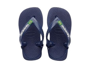 Havaianas Chanclas para Bebé Brasil Logo II Marino - Imagen 1