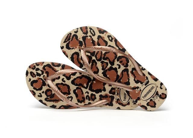 Havaianas Slim Animals FC Areia/Rose Gold niñas y mujer - Imagen 2