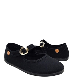 La Cadena Merceditas para niñas Lona Negro - Imagen 1